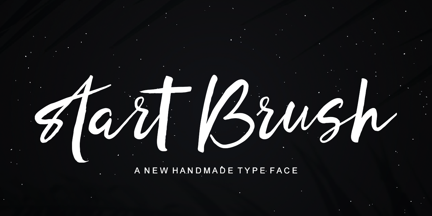 Start Brush Regular Font preview